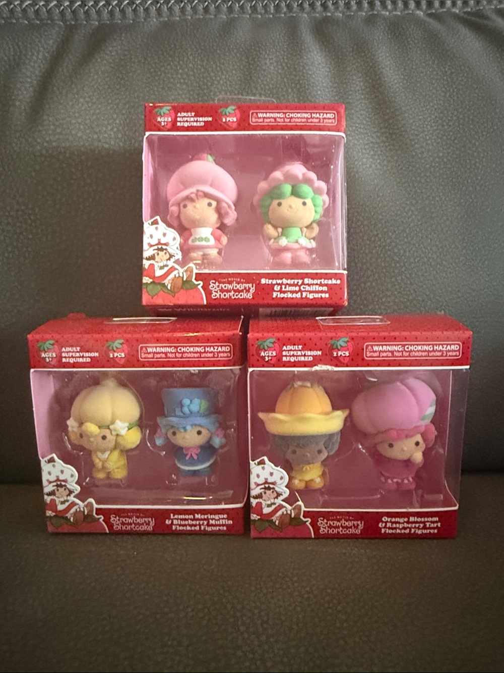 Strawberry Shortcake Flocked Figure-set of 6